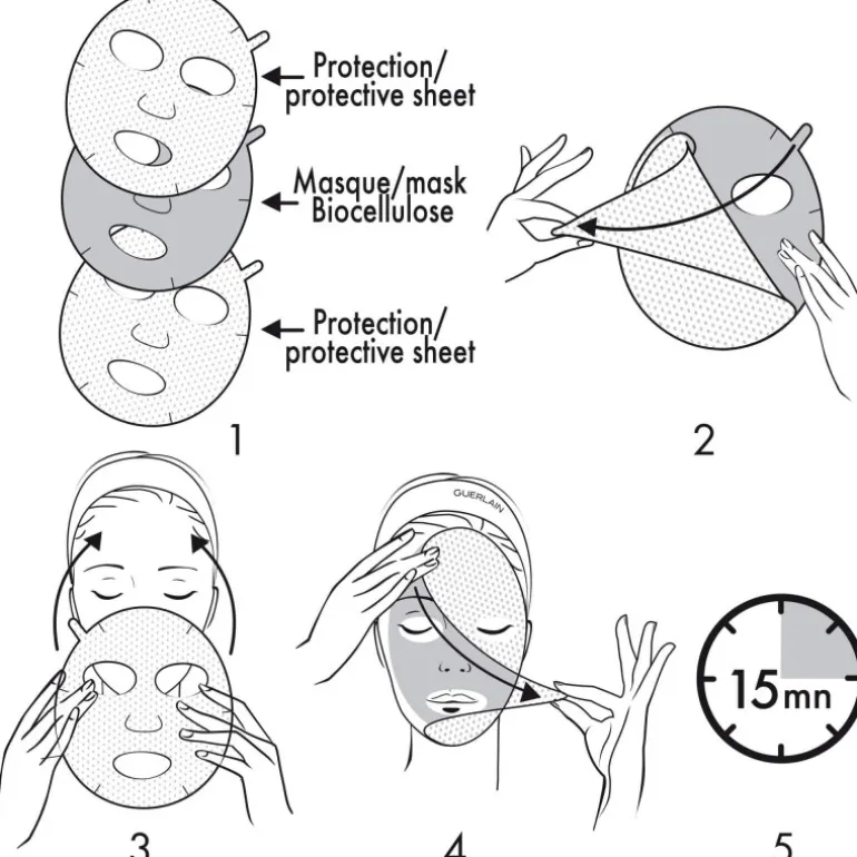 ABEILLE ROYALE HONEY CATAPLASM MASK X4