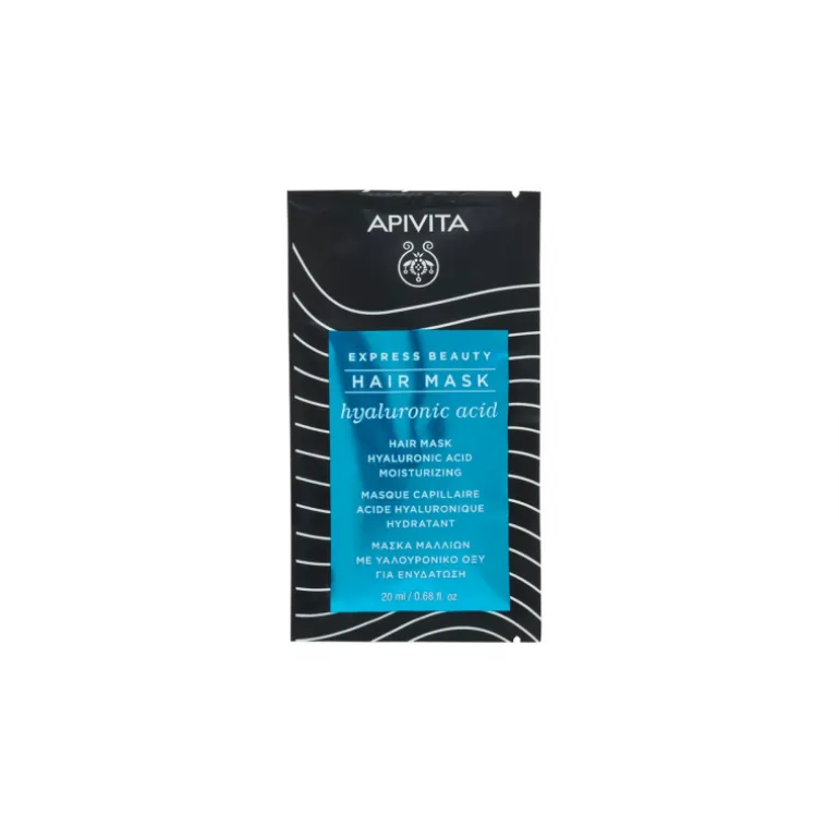 APIVITA EXPRESS BEAUTY HAIR MASK HYALURONIC ACID 20ML
