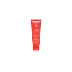 BEE SUN SAFE CREMA ANTIEDAD & ANTIMANCHAS SPF50 CON COLOR 50ML