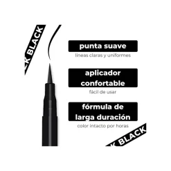 Black Eyeliner With Soft Brush