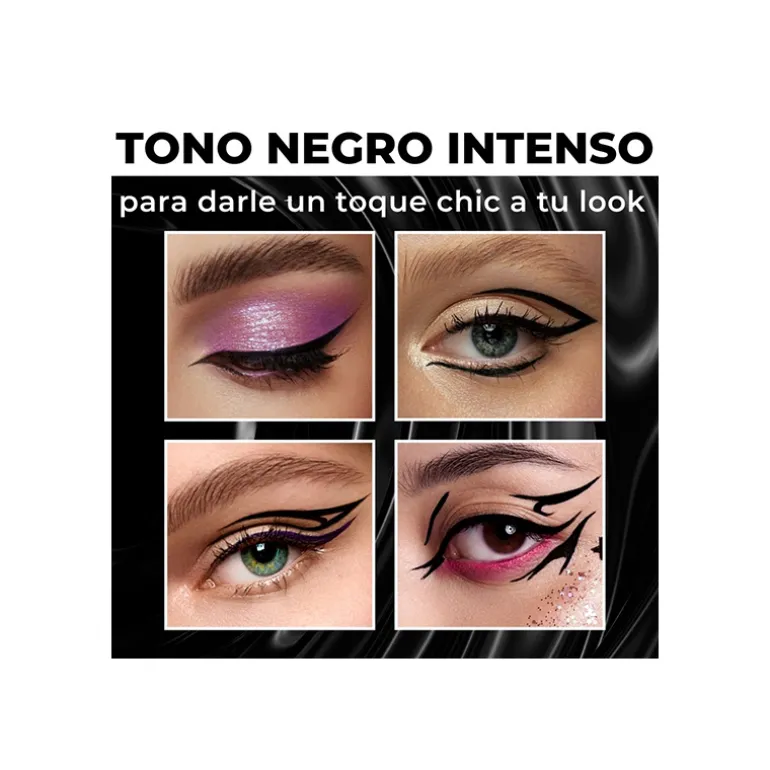 Black Eyeliner With Soft Brush