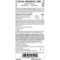 CALCIO / MAGNESIO PLUS ZINC 100 COMPRIMIDOS