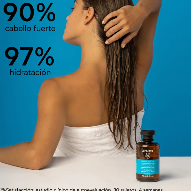 Champú Hidratante con Ácido Hialurónico, Aloe y Miel