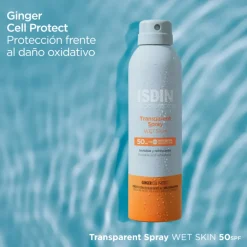FOTOPROTECTOR TRANSPARENTE SPRAY WET SKIN SPF50