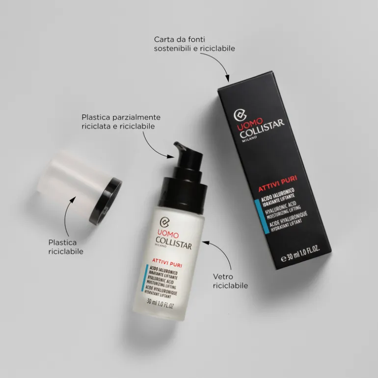 Man Attivi Puri Hialuronico Rostro