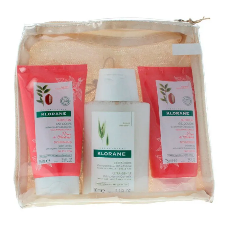 NECESER ESENCIAL DE VIAJE FLOR DE HIBISCO