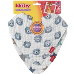 PACK 2 BANDANAS  REVERSIBLES MUSELINA NUBY