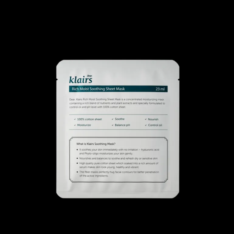 RICH MOIST SOOTHING SHEET MASK 25ML