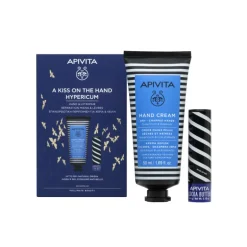 SET APIVITA A KISS ON THE HAND HYPERICUM HAND & LIP REPAIR