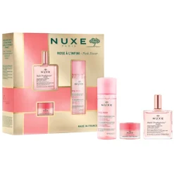 Set Huile Prodigieuse Florale + Very Rose Bálsamo  Labios + Very Rose Agua Micelar