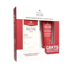 Set Iraltone Forte Cápsulas + Champú Fortificante